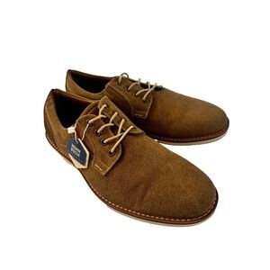 New Men's Nunn Bush Barklay Canvas Oxford Comfort Lace Khaki 184856-274 sz 11.5